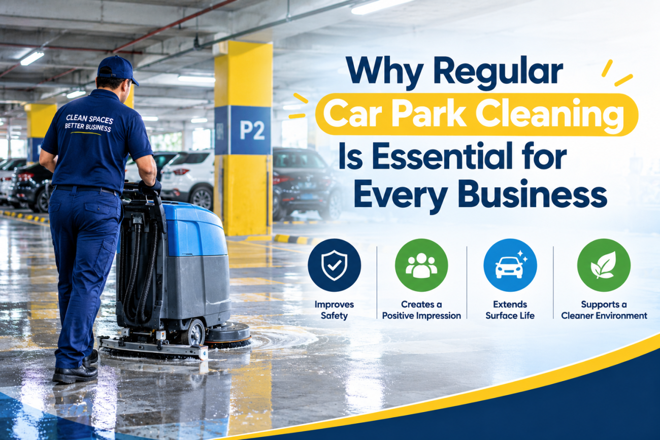 Why Regular Car Park Cleaning Is Essential for Every Business