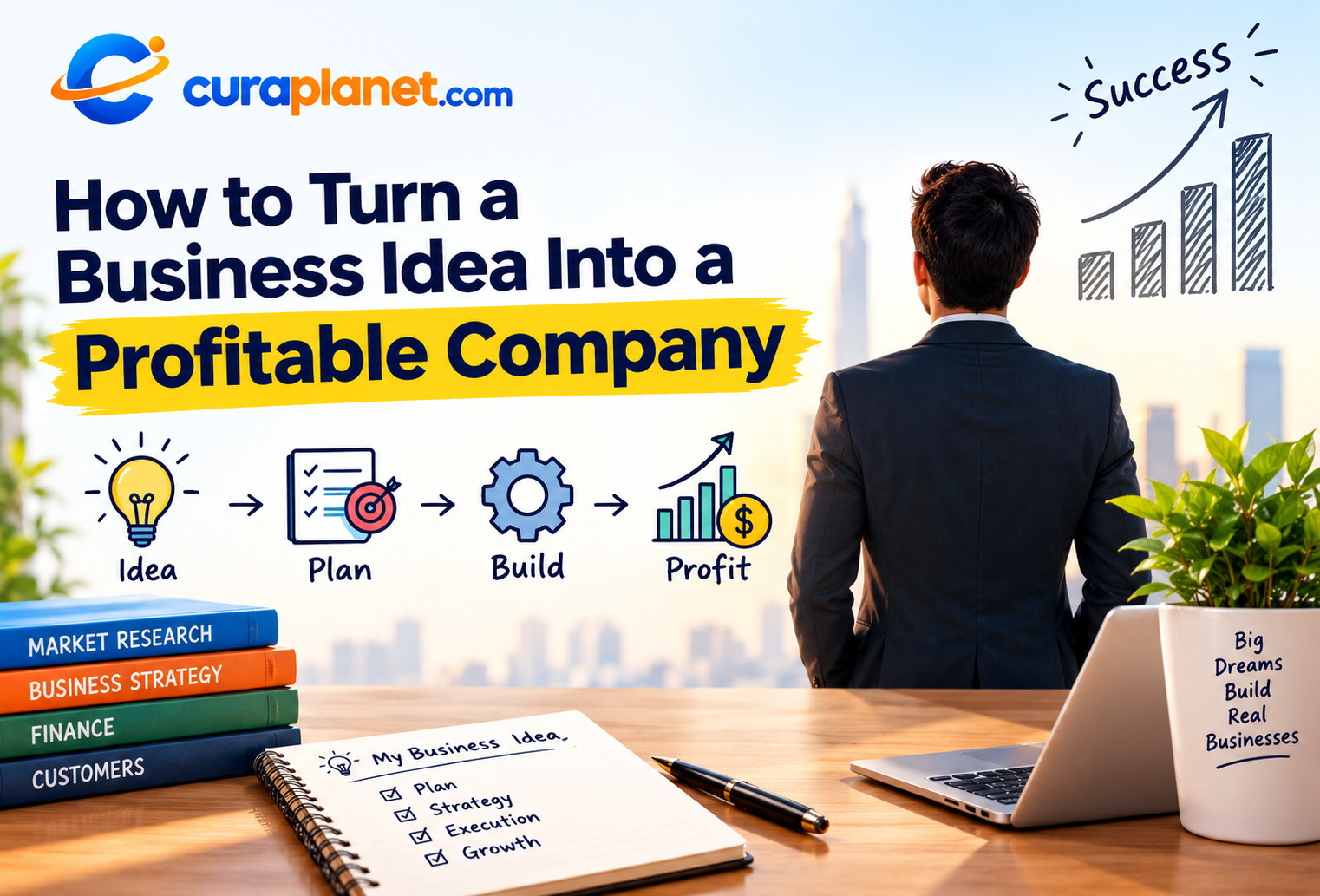 How to Turn a Business Idea Into a Profitable Company