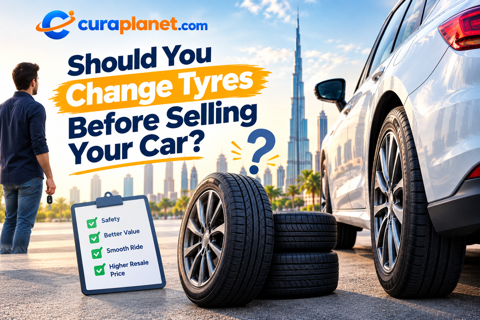 Should You Change Tyres Before Selling Your Car?